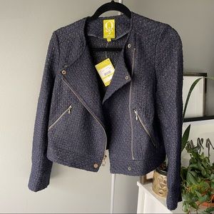 NWT Blue Tweed Jacket